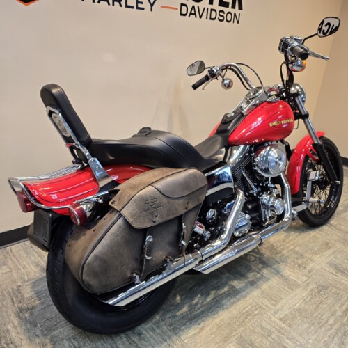 2000 Wide Glide Sunburst Orange/Starfire Black with Contrast Chrome Aggressor Wheels FXDWG thumb 3