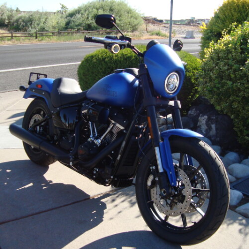2026 Harley-Davidson® Low Rider® S Aurora Blue Denim - Black thumb 1