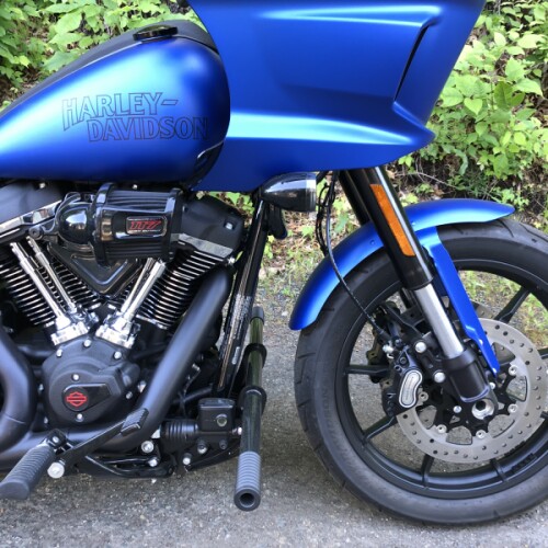 2026 Harley-Davidson® Low Rider™ ST Aurora Blue Denim Black Trim thumb 3