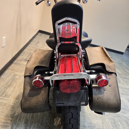 2000 Wide Glide Sunburst Orange/Starfire Black with Contrast Chrome Aggressor Wheels FXDWG thumb 2