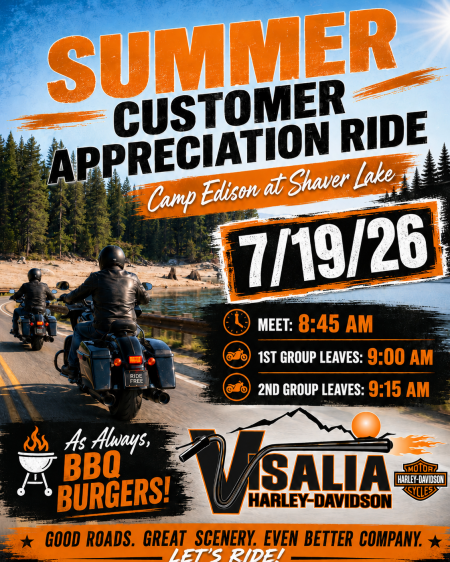 Summer Customer Appreciaton Ride