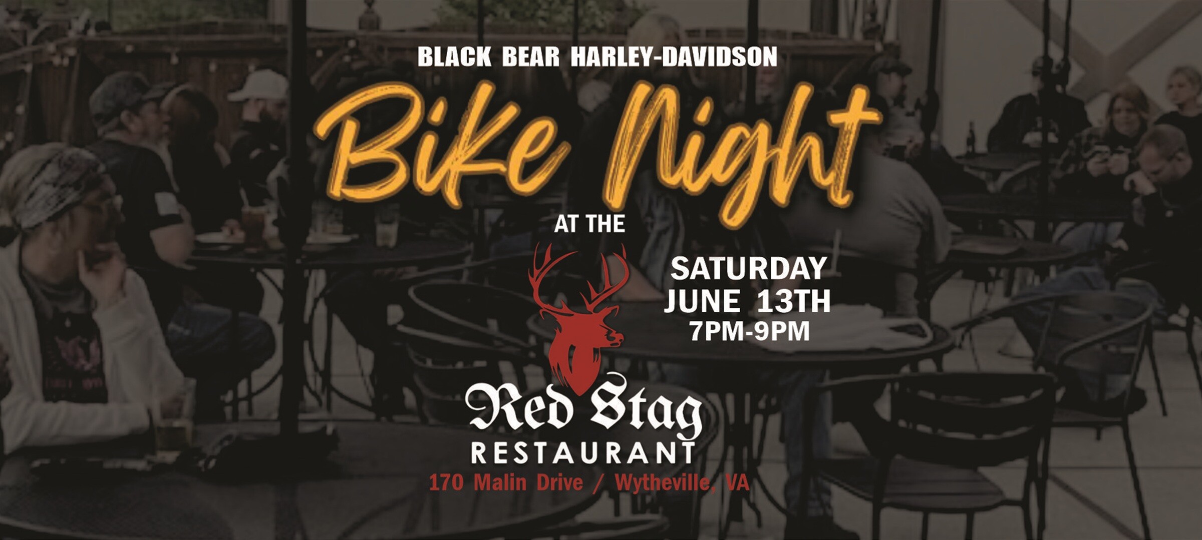 BIKE NIGHT at Red Stag - 6-13