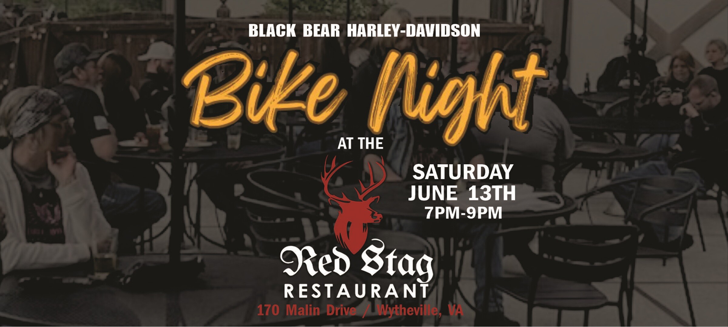 BIKE NIGHT at Red Stag - 6-13