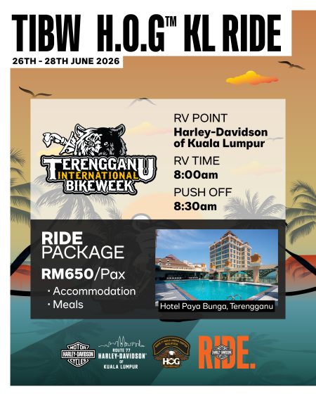 2026 TERENGGANU INTERNATIONAL BIKE WEEK - H.O.G KL CHAPTER RIDE