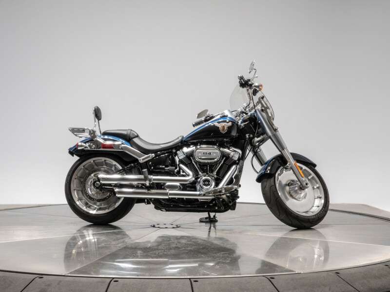 2018 HARLEY-DAVIDSON FLFBS FAT BOY 114 in Legend Blue/ Black
