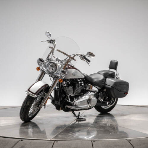 2021 HARLEY-DAVIDSON FLHC HERITAGE CLASSIC in Midnight Crimson/Stonewashed White Pearl thumb 0