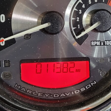 2014 Harley-Davidson® CVO™ Road King® Tribal Orange and Galactic Black with Aztec Shadow graphics thumb 0