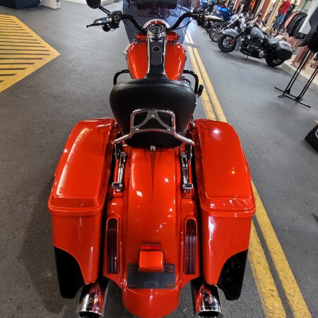 2014 Harley-Davidson® CVO™ Road King® Tribal Orange and Galactic Black with Aztec Shadow graphics thumb 1