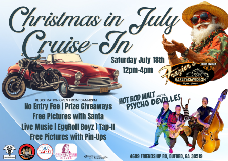 Christmas In July Cruise-In Event!