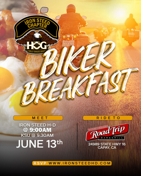 Iron Steed H.O.G.® Chapter - Biker Breakfast