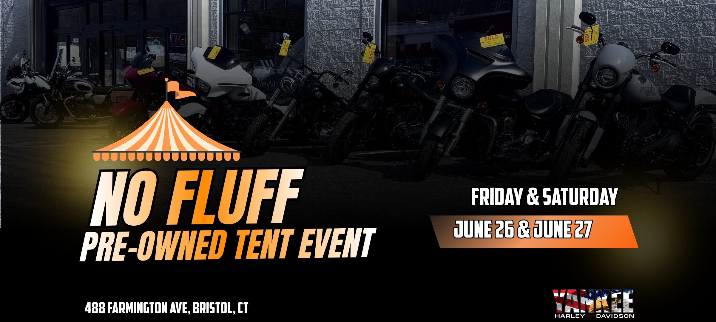 No Fluff Tent Event 2026