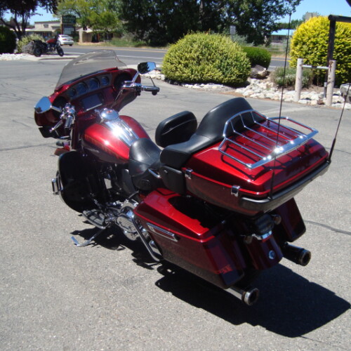 2014 Harley-Davidson® CVO™ Electra Glide Ultra Limited® Burgundy Blaze and Typhoon Maroon with Drago thumb 1
