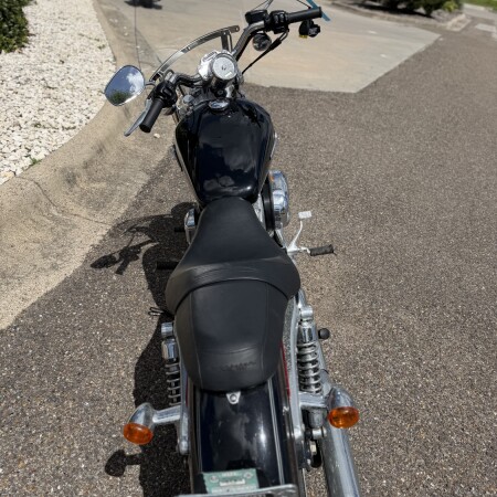 2012 Harley-Davidson® 1200 Custom BLACK W/ PINSTRIPE thumb 2
