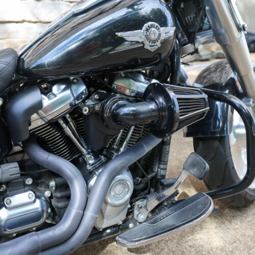 2018 Harley-Davidson® Fat Boy® 114 Black Tempest thumb 2