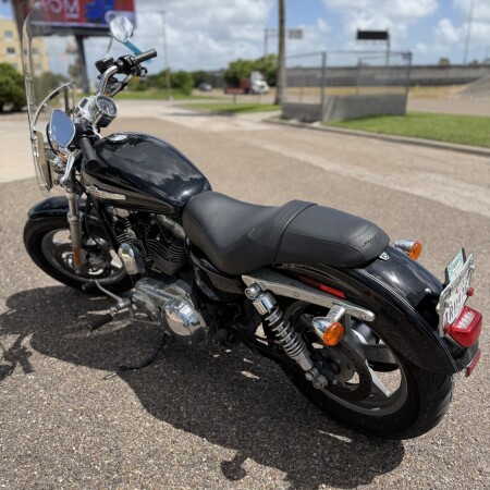 2012 Harley-Davidson® 1200 Custom BLACK W/ PINSTRIPE thumb 0