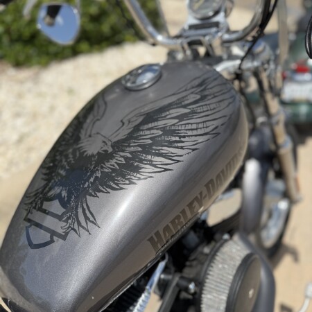2014 Harley-Davidson® 1200 Custom Factory Customization CHARCL PRL DLX thumb 2