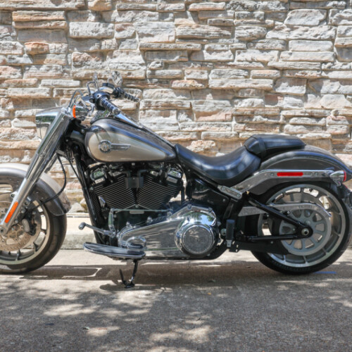 2023 Harley-Davidson® Fat Boy® 114 Gray Haze/Silver Fortune thumb 0