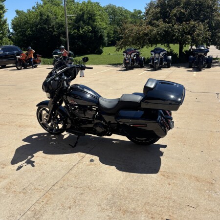 2025 Harley-Davidson® Street Glide® Midnight Firestorm - Black Finish with tour pack and motor work! thumb 1
