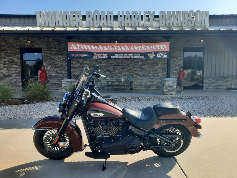 2024 Harley-Davidson® Heritage Classic Red Rock / Vivid Black - Black Finish