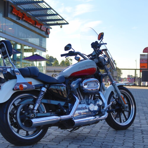 2012 Harley-Davidson® SuperLow® Two-Tone Birch White/Sedona Orange thumb 1