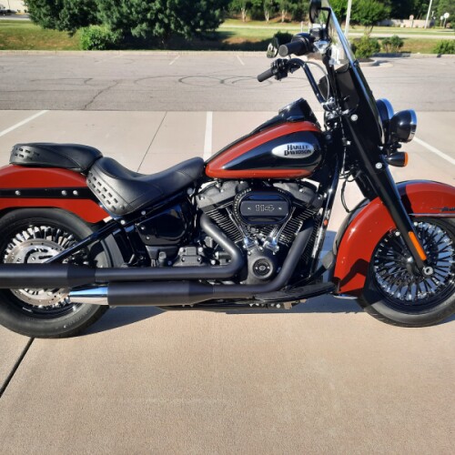 2024 Harley-Davidson® Heritage Classic Red Rock / Vivid Black - Black Finish thumb 0