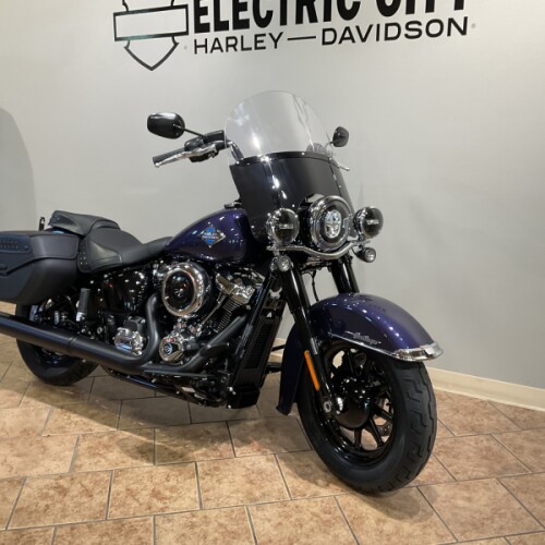 2026 Harley-Davidson® Heritage Classic Purple Abyss Black Cast Wheels  FLHC thumb 1
