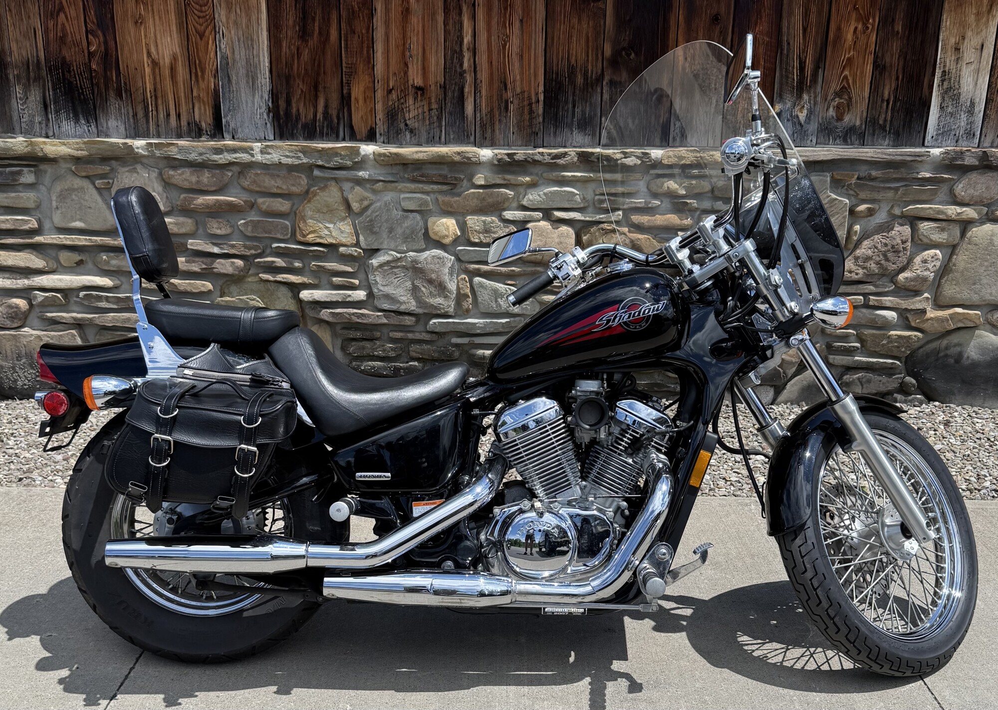 2007 HONDA VT600CDL BLACK