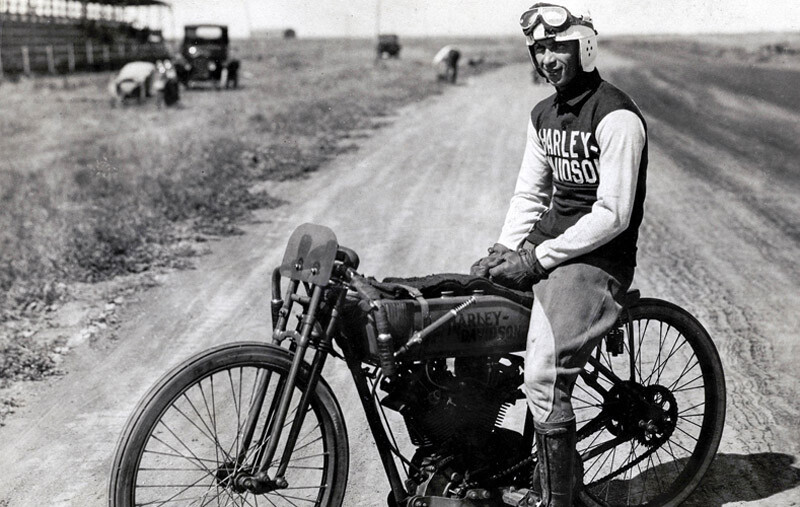 Foto van historische Harley-Davidson