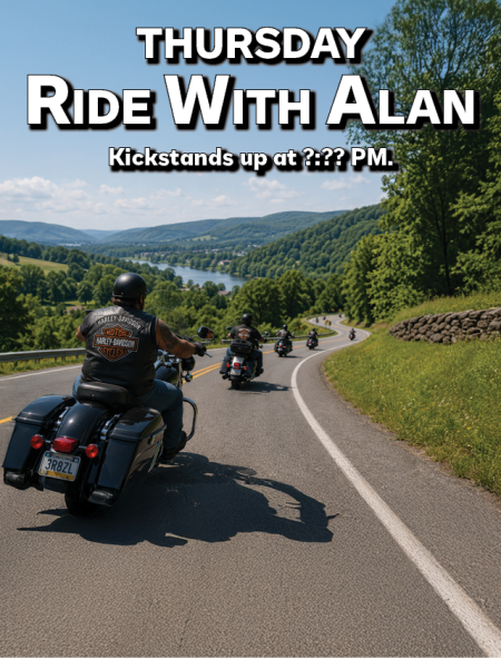Thursday Ride With Alan