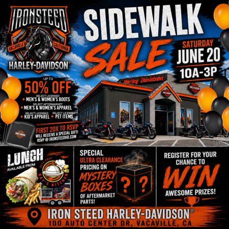 Great American Ride Event - SIDEWALK SALE