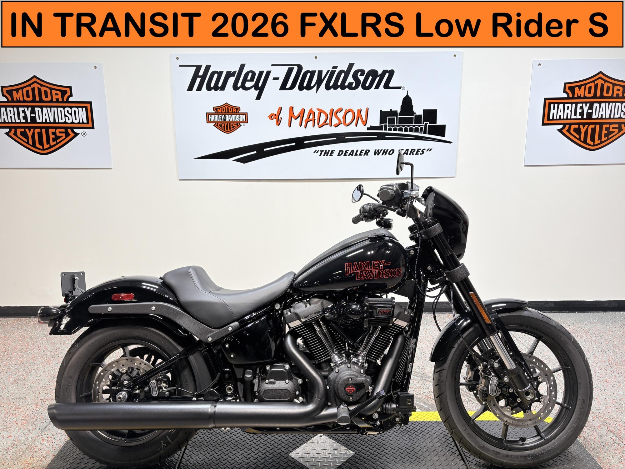 2026 FXLRS Harley-Davidson® Low Rider® S Vivid Black Black Trim