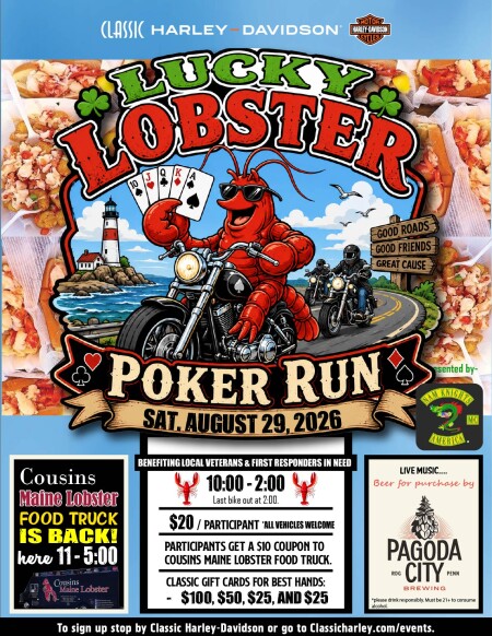 Cousins Maine Lobster & 4th Annual Lucky Lobster Poker Run