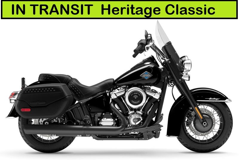 2026 FLHC Harley-Davidson® Heritage Classic Vivid Black Black Laced Wheels