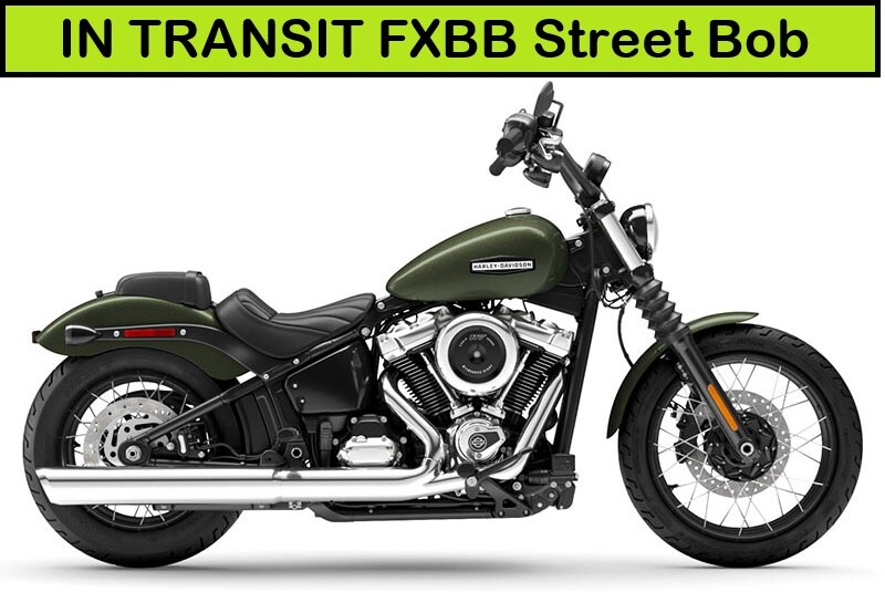 2026 FXBB Harley-Davidson® Street Bob® Olive Steel Metallic Chrome Laced Wheels