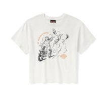 レディース H-D®ドゥーユアチョアーズボクシークロップTシャツ