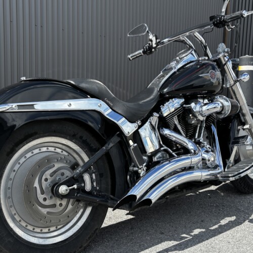 2002 Harley-Davidson® Fat Boy® Vivid Black Deluxe thumb 2