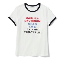 レディース グラブライフバイザスロットルTシャツ