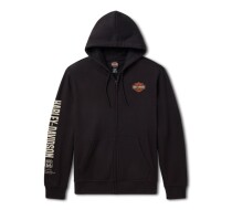 ユニセックス ハーレーダビッドソン®ルート66アニバーサリーフルジップフリースパーカー