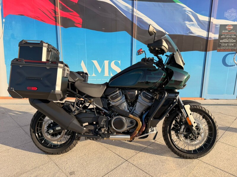 2024 Harley-Davidson® Pan America™ 1250 Special Alpine Green w/Laced Wheels