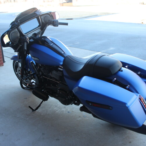 2026 Harley-Davidson® Street Glide® Aurora Blue Denim Black Trim thumb 0