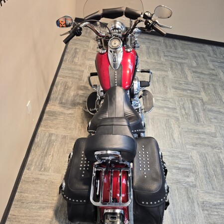 2012 Harley-Davidson® Heritage Softail® Classic Two-Tone Ember Red Sunglo/Merlot Sunglo FLSTC thumb 1
