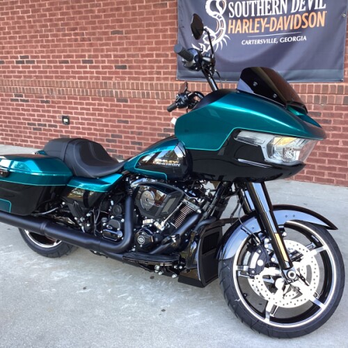 2026 Harley-Davidson® Road Glide® Teal Thunder / Vivid Black Black Trim thumb 3