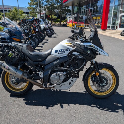 2023 Suzuki V-Strom 650 white thumb 3