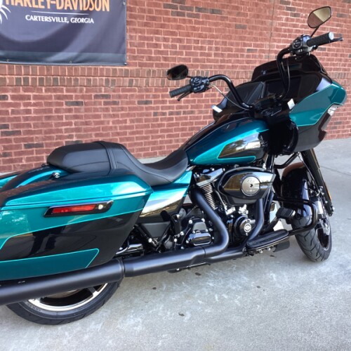 2026 Harley-Davidson® Road Glide® Teal Thunder / Vivid Black Black Trim thumb 2