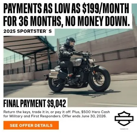 Payments as low as $199/mo for 36 Months, No Money Down.