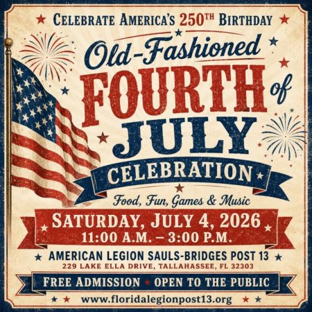 4th of July Celebration at American Legion Sauls-Bridges Post 13