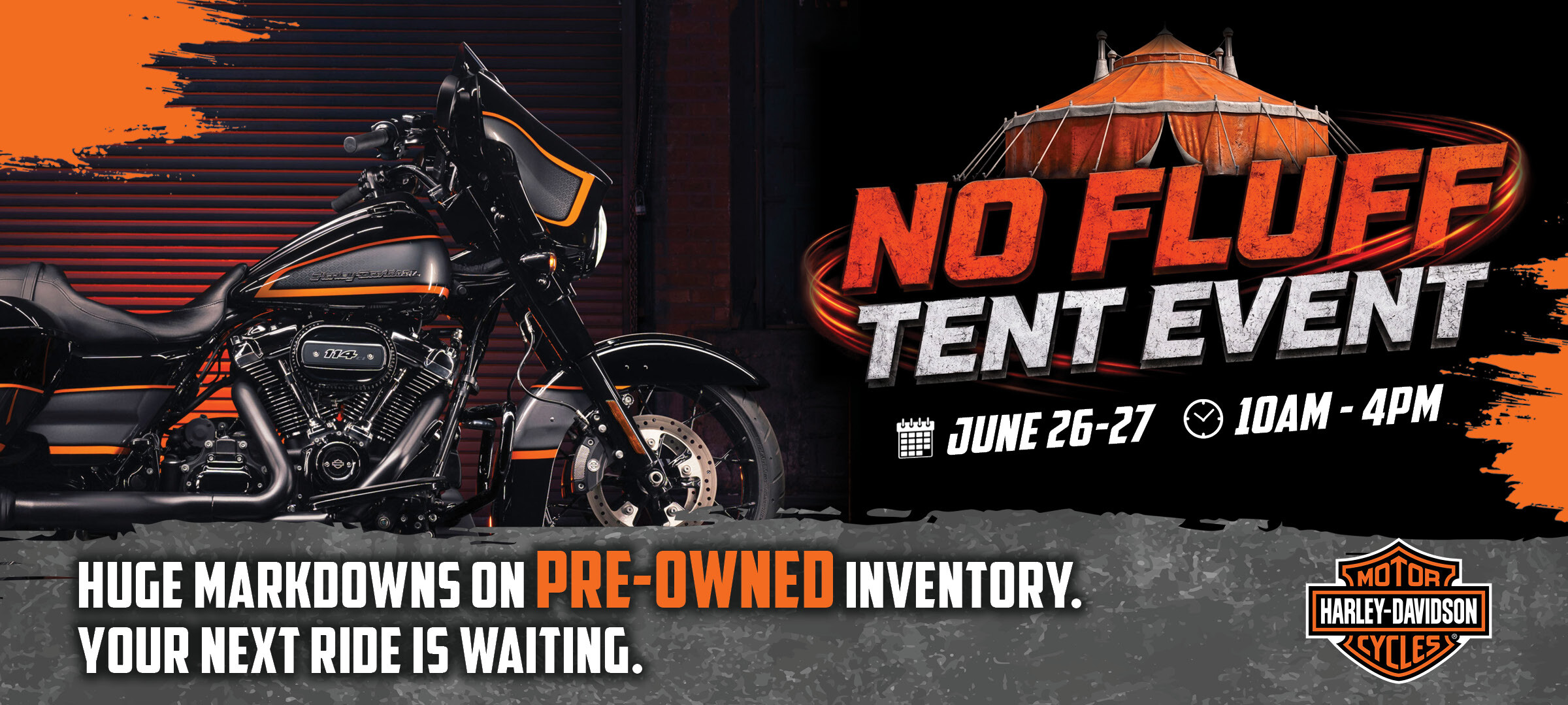 6.26_No Fluff Tent Event