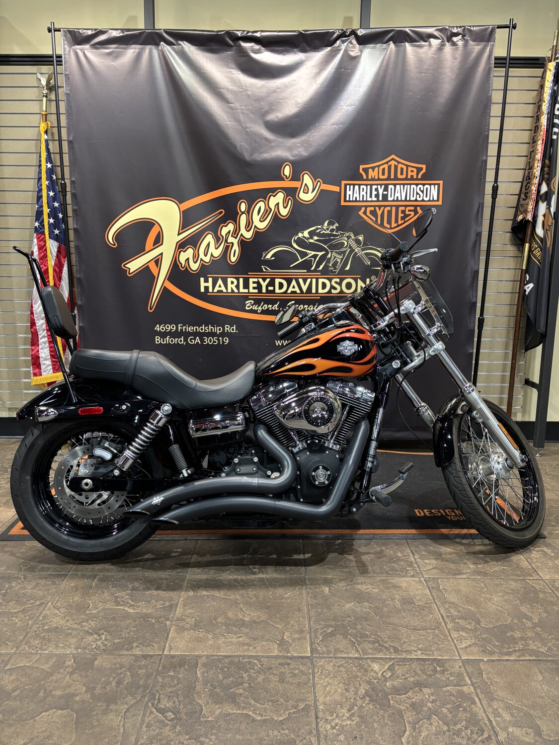 2011 Harley-Davidson® Wide Glide® VIV BLACK FLAME