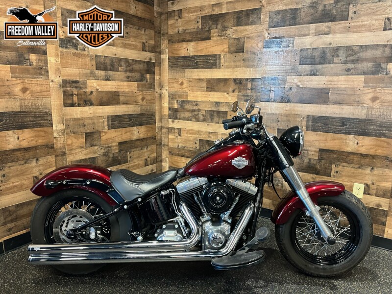 2014 Harley-Davidson® Softail Slim® Mysterious Red Sunglo FLS103