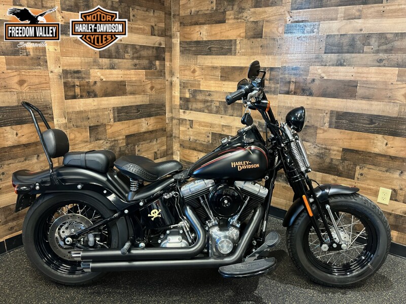 2009 Harley-Davidson®  Cross Bones Black Denim FLSTSB
